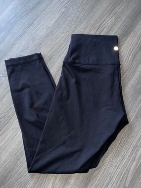 lululemon wunder under luxtreme size 8 black comfy casual legging
